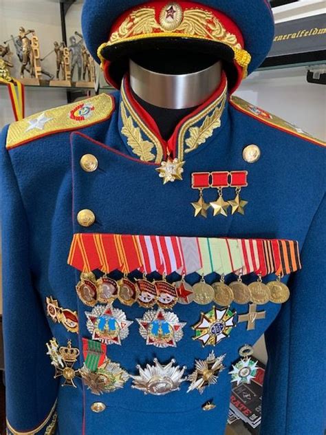 Marshal Zhukov of the USSR 4 medals Medal Memorabilia Collectibles Art ...