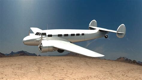 lockheed 10 electra 3d max