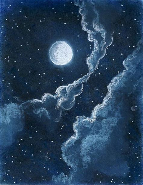 Night Sky Drawing Pencil Easy - bestpencildrawing