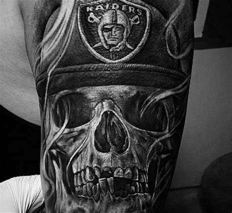 40 Oakland Raiders Tattoos for Men [2023 Inspiration Guide]