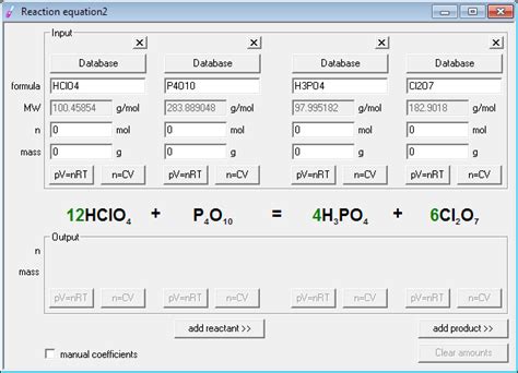 Balancing chemical equation using Equation Balancing and Stoichiometry ...