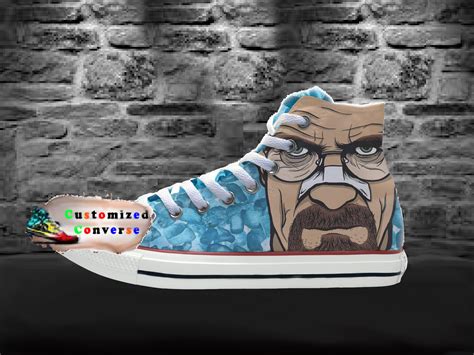 Breaking Bad Walter White Shoes - Custom Converse Shoes by CustomizedConverse.com