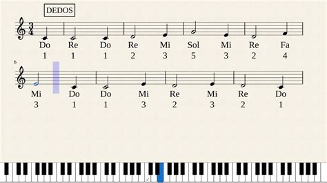 Do Re Mi Fa So La Ti Do Notes 3/4 - Music-is