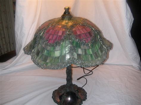 antique stained glass table lamp | Collectors Weekly