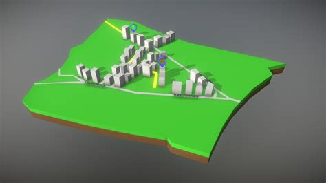 3D GPS Map - 3D model by Wojakson [e64e035] - Sketchfab