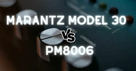 Marantz Model 30 and PM8006 - All For Turntables