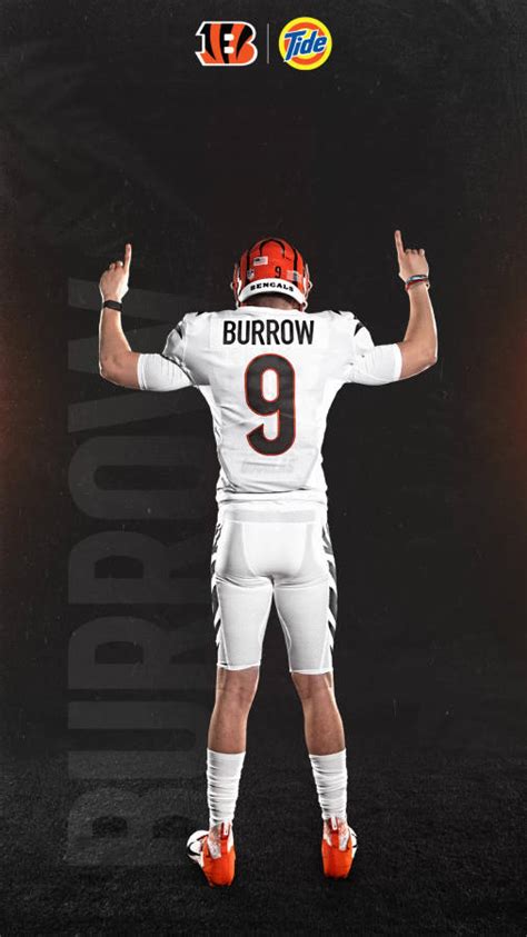 Download Cincinnati Bengals Joe Burrow Wallpaper | Wallpapers.com