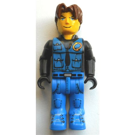 LEGO Jack Stone with Black Jacket, Blue Legs and Blue Vest Minifigure ...