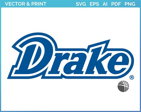 Drake Bulldogs - Wordmark Logo (2015) - College Sports Vector SVG Logo in 5 formats