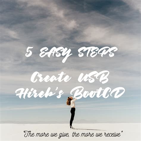 5 Easy Steps to Create USB Hiren’s BOOT CD in Windows 10 | QTitHow.com