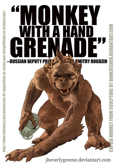 Monkey With A Hand Grenade Copy by jbeverlygreene on DeviantArt