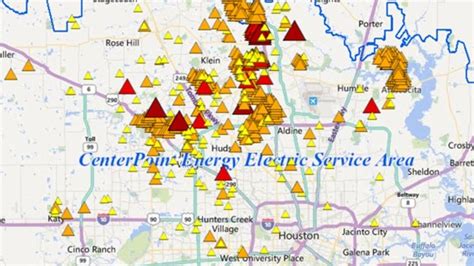 Map of power outages in my area in Houston, Texas | khou.com