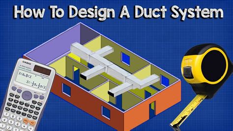 Ductwork sizing, calculation and design for efficiency - HVAC Basics + full worked example - YouTube