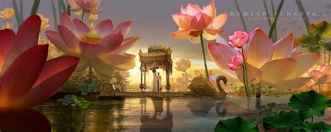 ArtStation - lotus lake