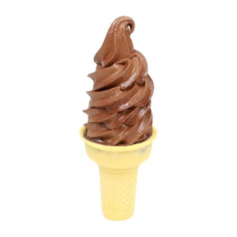 Chocolate Ice Cream Cone Swirl