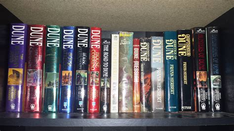 Finally finished my Dune Hardcover Collection (All first editions) : dune