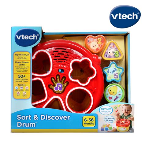 Vtech SORT & DISCOVER DRUM Baby Toddler Toy | Shopee Philippines