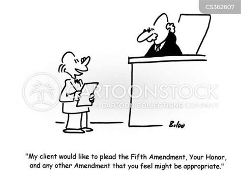 Fifth Amendment Cartoons and Comics - funny pictures from CartoonStock