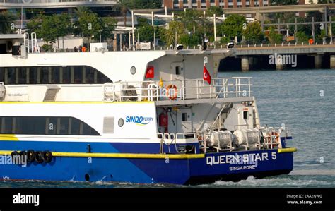 Ferry in Singapore Cruise Centre Stock Photo - Alamy