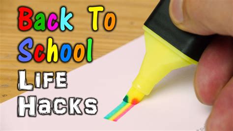 Back To School Life Hacks - Badchix Magazine