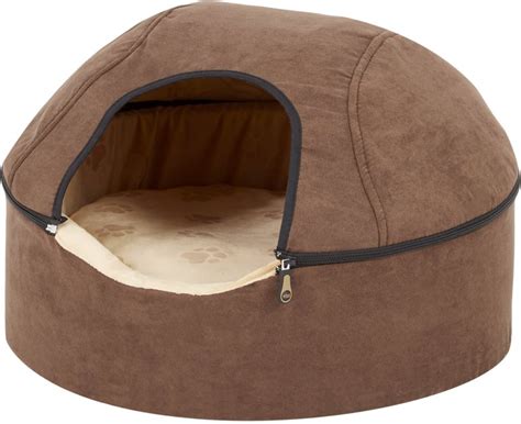 K&H Pet Products Thermo-Kitty Dome Cat Bed, Chocolate, Large - Chewy.com