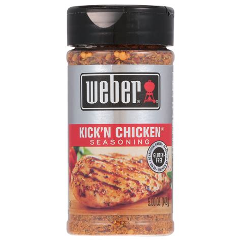 (4 pack) Weber Kick'n Chicken Seasoning, 5 oz - Walmart.com