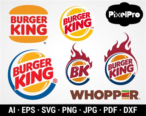 Burger King Logo vector pdf/svg/jpg/svg/eps/png/ai File | Etsy