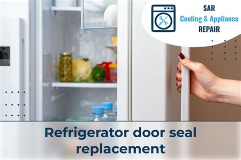 Refrigerator door seal replacement - How to fix seal on refrigerator