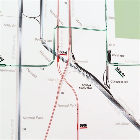 Chicago Track Map : Complete and Geographically Accurate – vanmaps