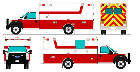 2016 Ford F-550 Ambulance Animated by Seluryar on DeviantArt