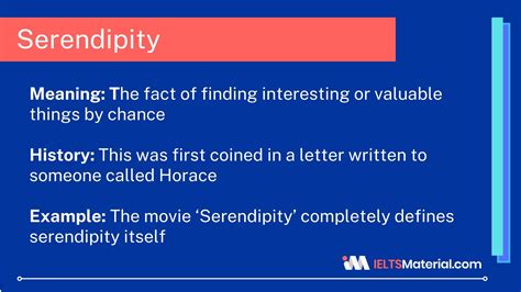 Word – Serendipity | IELTSMaterial.com