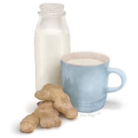 Hot Ginger Milk Recipe