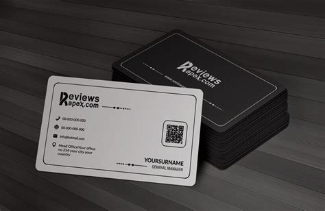 Rounded Modern Business Card Template by ArenaReviews on DeviantArt