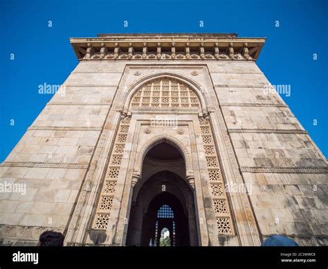 The legendary architecture of the Gateway of India in Mumbai Stock ...