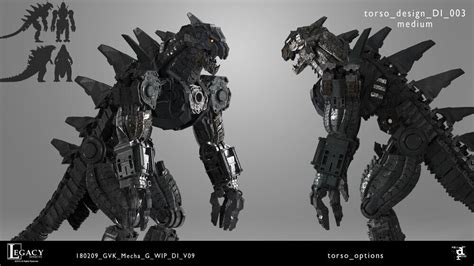 Alternative Mechagodzilla designs (Godzilla vs. Kong 2021 Concept Art Image Gallery)