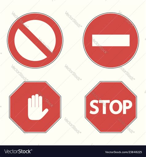 Prohibitory Road Signs