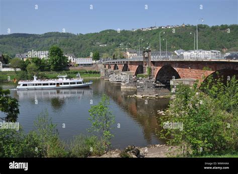 Roman bridge in Trier Stock Photo - Alamy