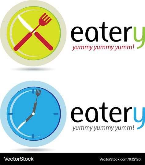 Eatery logos Royalty Free Vector Image - VectorStock