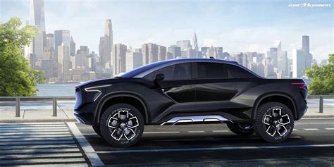 Tesla Model P is an All-Electric Pickup Truck Concept Inspired by Blade Runner - TechEBlog