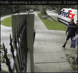 Fedex Throwing Package Ups Delivery Driver Fail GIFs - Find & Share on GIPHY