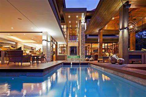 Luxurious house In South Africa | Luxury swimming pools, Modern house design, Indoor outdoor pool