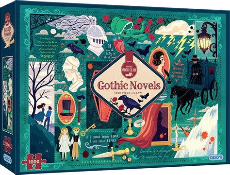 Gibsons Book Club: Gothic Novels Jigsaw Puzzle (1000 Pieces) – PDK