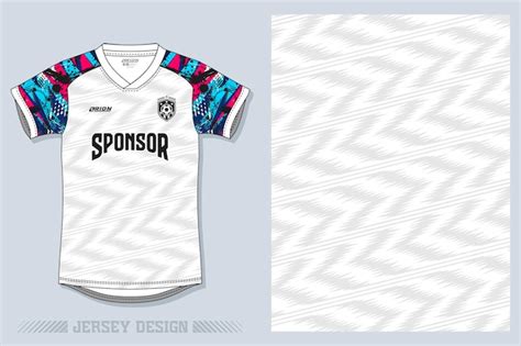 Premium Vector | Jersey design for a jersey for a sponsor