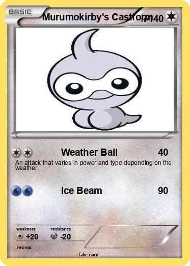 Pokémon Murumokirby s Castform - Weather Ball - My Pokemon Card