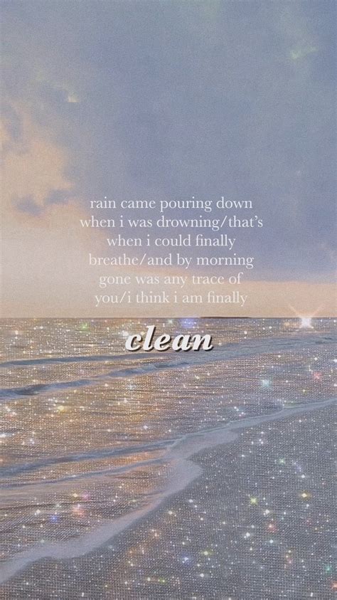 Taylor Swift Clean Lyrics