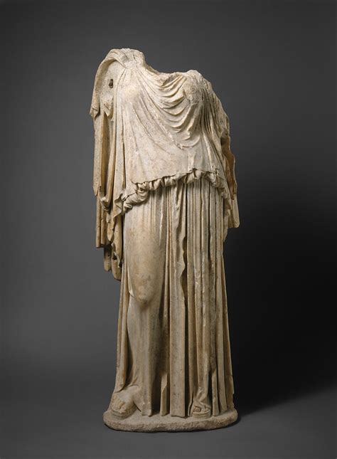 Roman copy of Greek original by Kephisodotos | Marble statue of Eirene ...