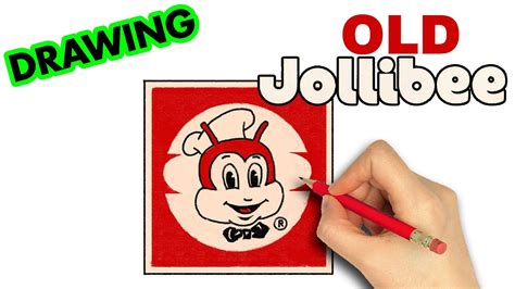 how to draw Old Jollibee logo | Art Therapy - YouTube