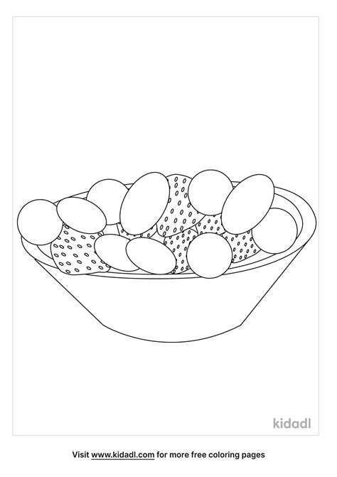 Free Fruit Salad Coloring Page | Coloring Page Printables | Kidadl