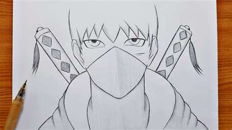 How to draw Anime Ninja Boy | Anime Boy step_by_step | easy tutorial ...