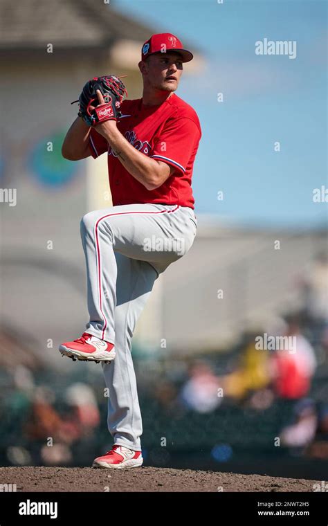 Philadelphia Phillies pitcher Billy Sullivan (81) during a spring ...